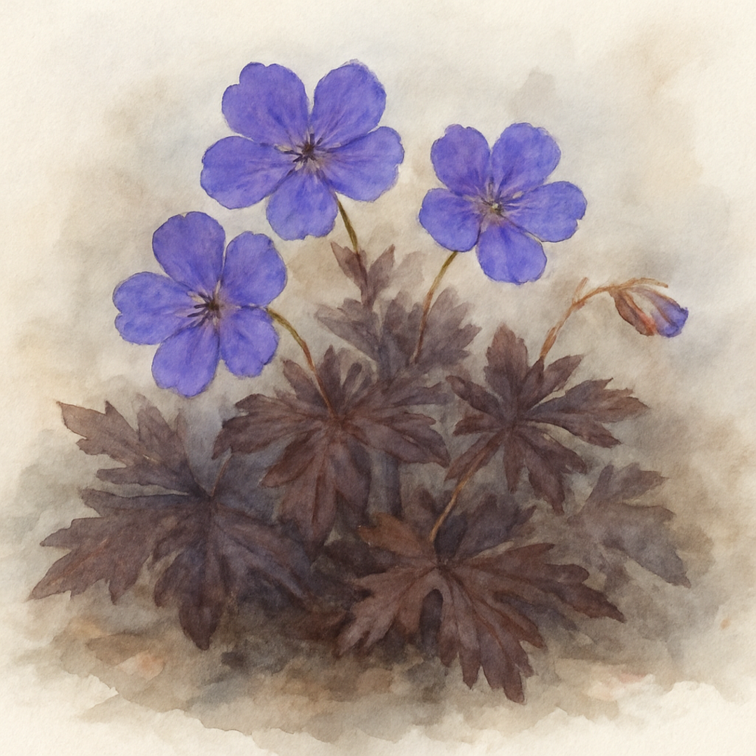 Geranium Stormy Night