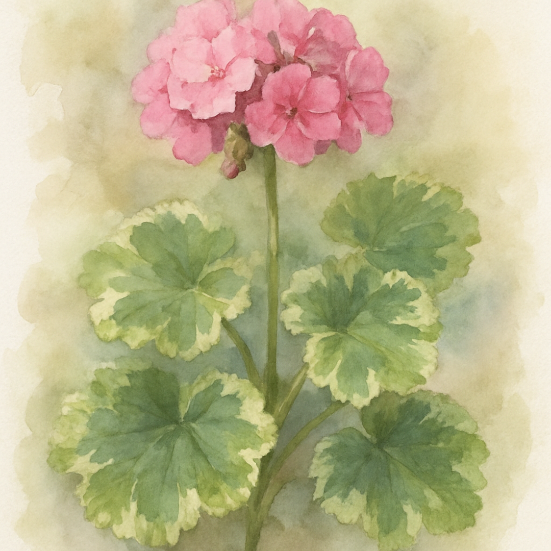 Geranium 'Variegated Frank Headley'
