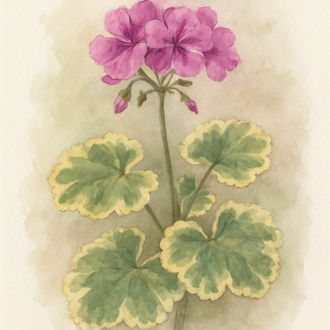 Geranium 'Variegated Occold Shield'