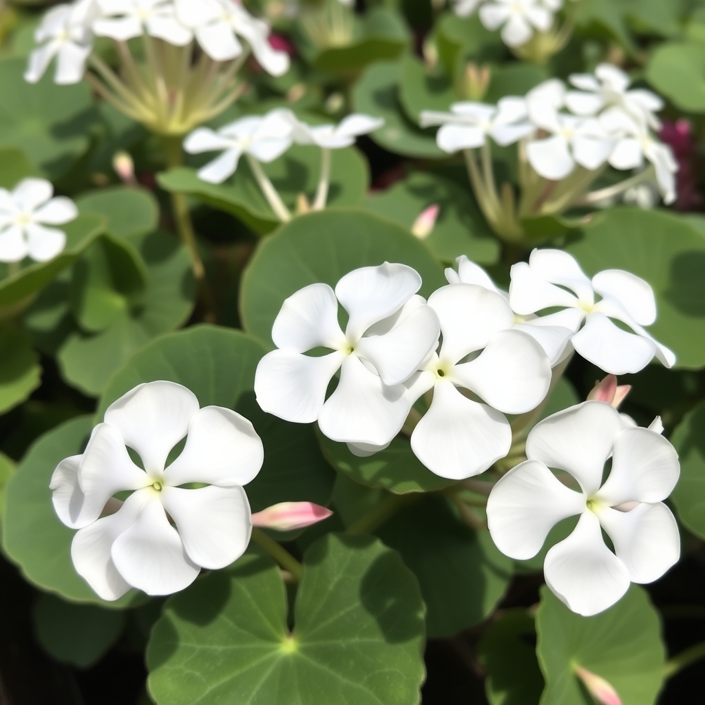 Geranium White Plant