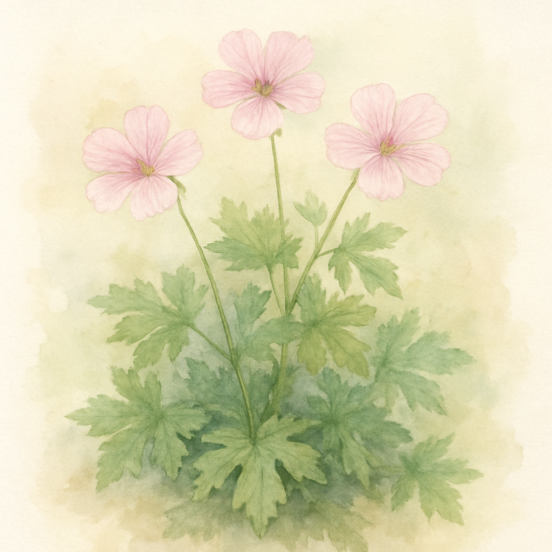Geranium × oxonianum 'Lace Time'