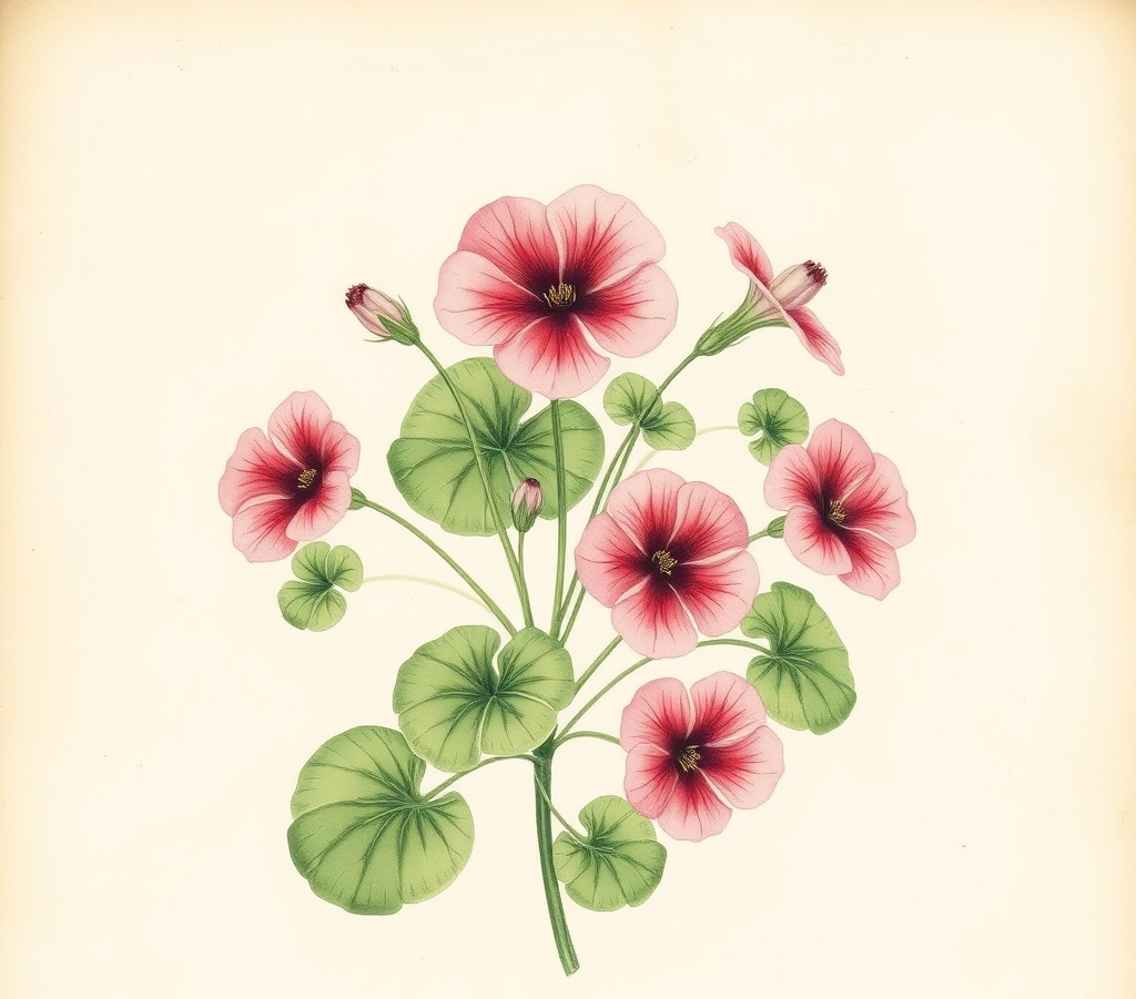 Geranium Zonal Bullseye Deep Rose Bedding Plants