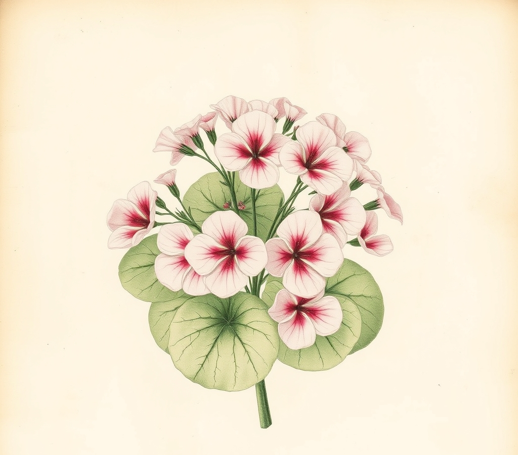 Geranium Zonal Light Pink Splash Bedding Plants