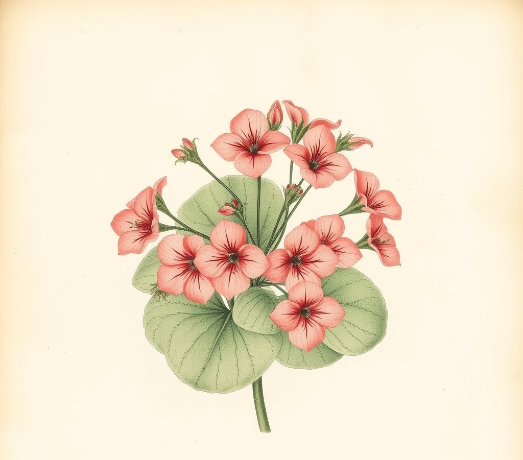 Geranium Zonal Salmon Bedding Plants