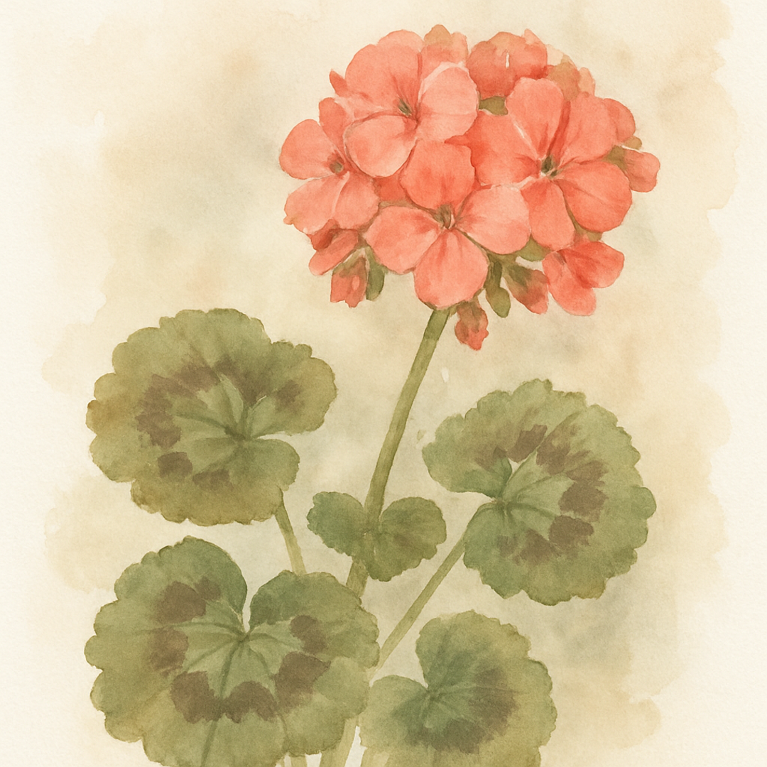 Zonal Salmon Geranium