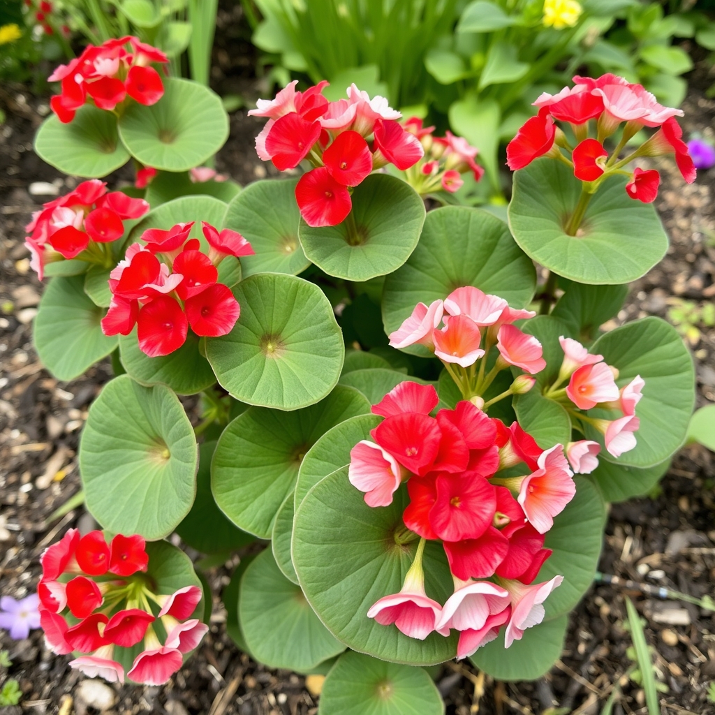 Zonal Geranium Upright Mixed Colours – x Potted Plants