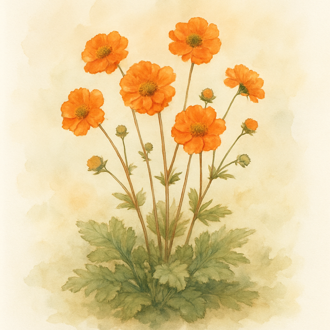 Geum Totally Tangerine