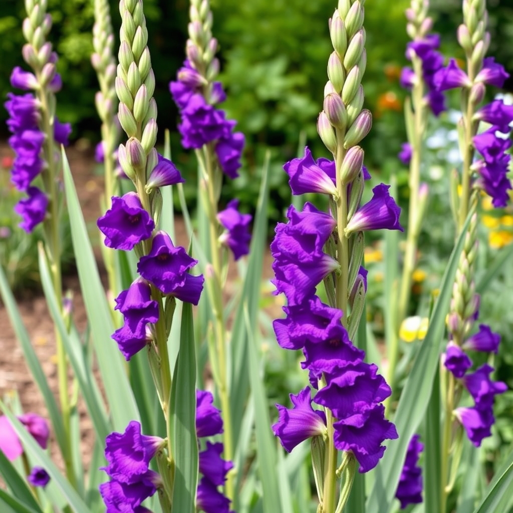 Gladiolus ‘Purple Flora’