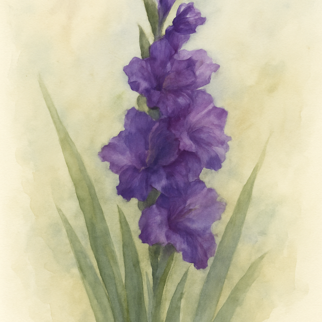 Gladiolus ‘Purple Rain’