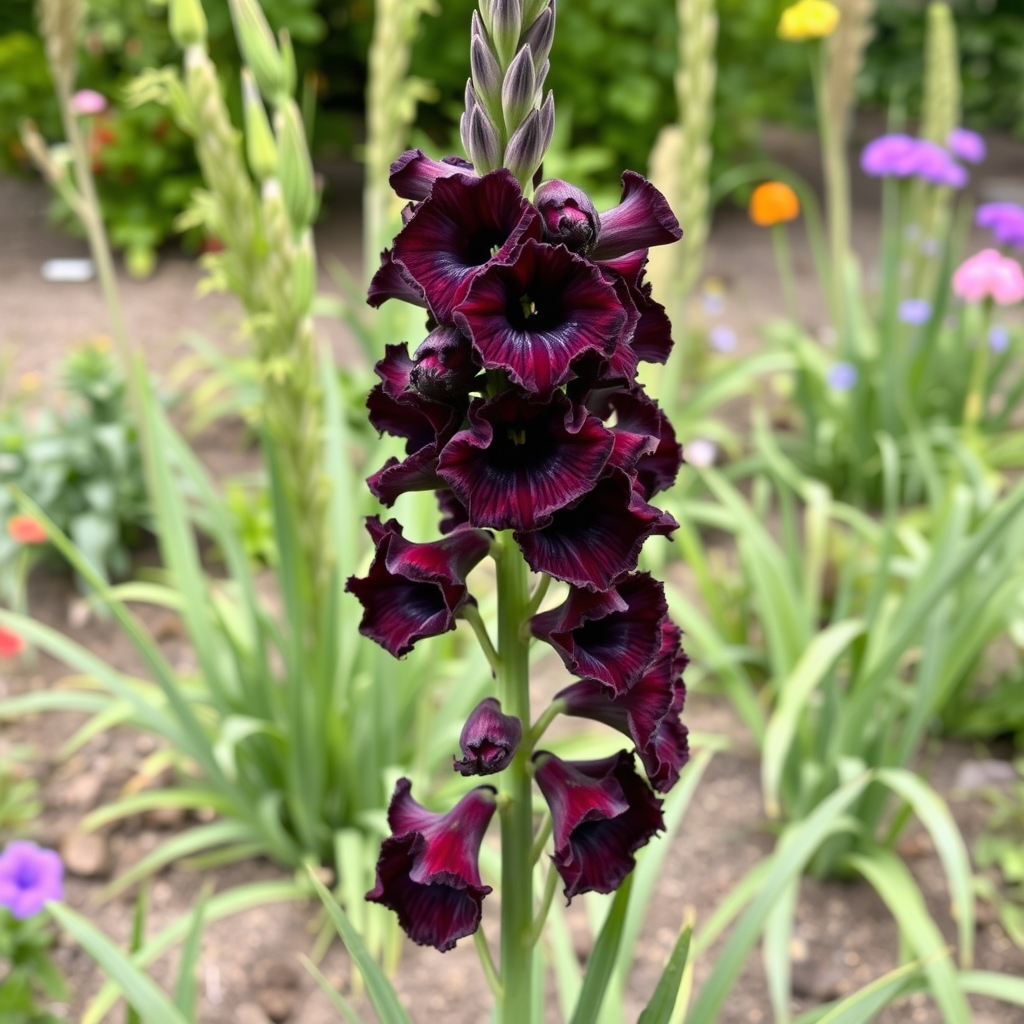 Gladiolus 'Black Surprise'