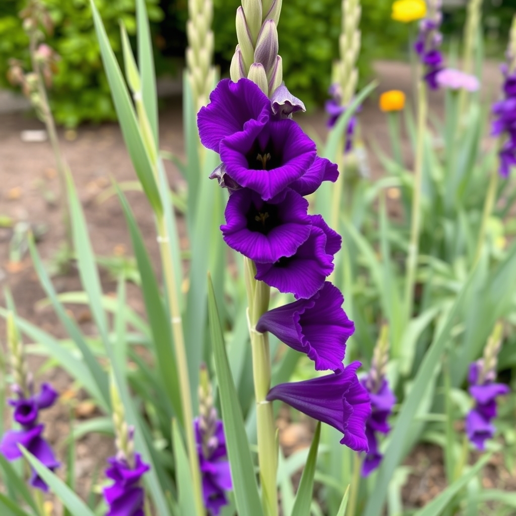 Gladiolus Bulbs Purple Flora