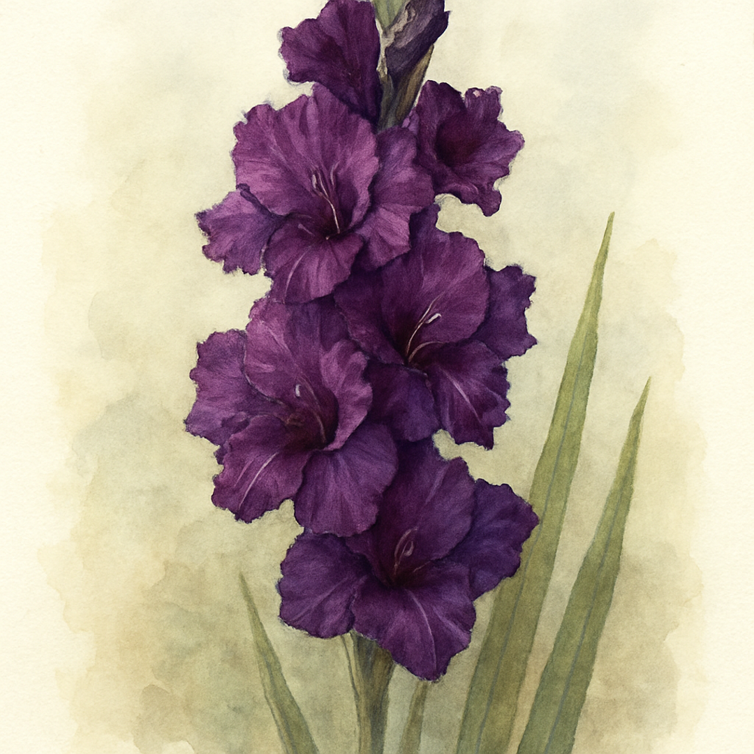 Gladiolus Bulbs Purple Flora