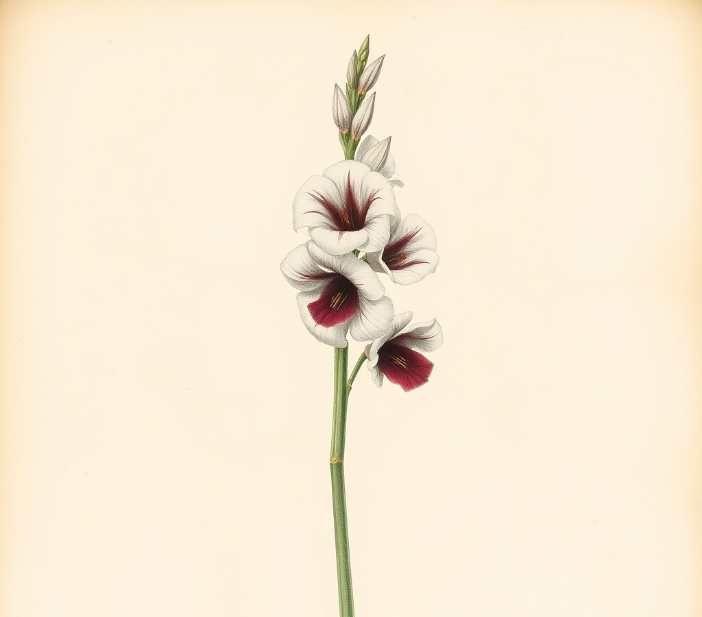 Gladiolus callianthus (acidanthera)