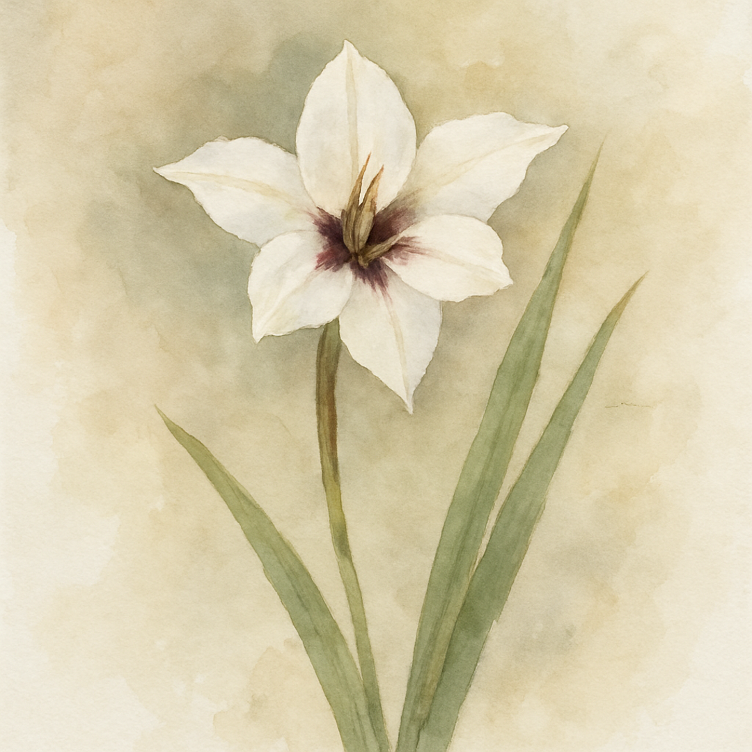 Gladiolus callianthus (acidanthera)