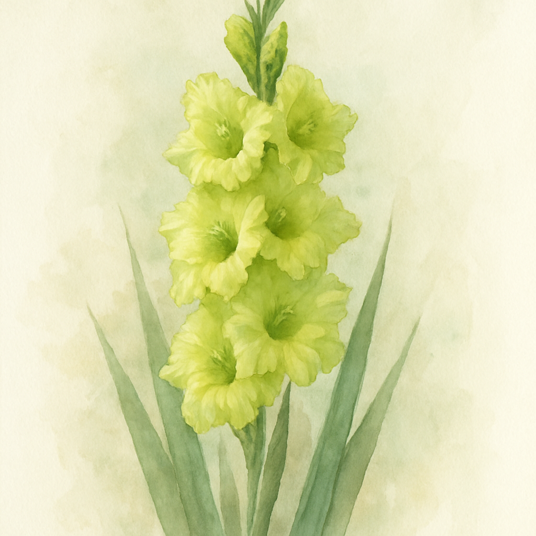 Gladiolus Green Star