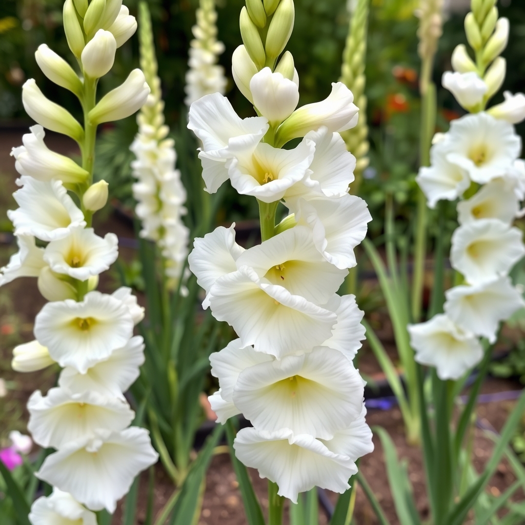 Gladiolus 'Ivory Perfection'