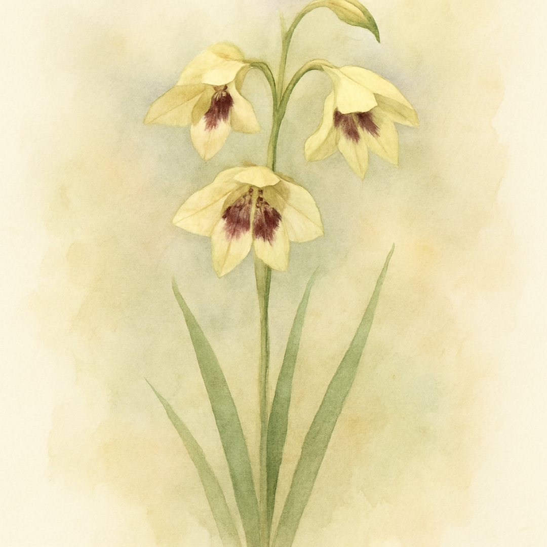 Gladiolus papilio David Hills