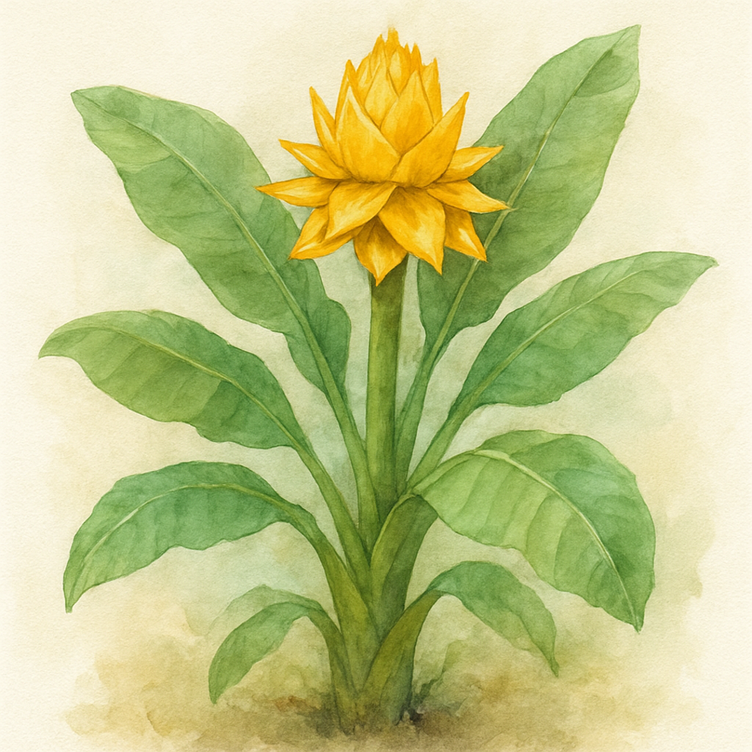 Golden Lotus Banana Musella Chinese Musa plants