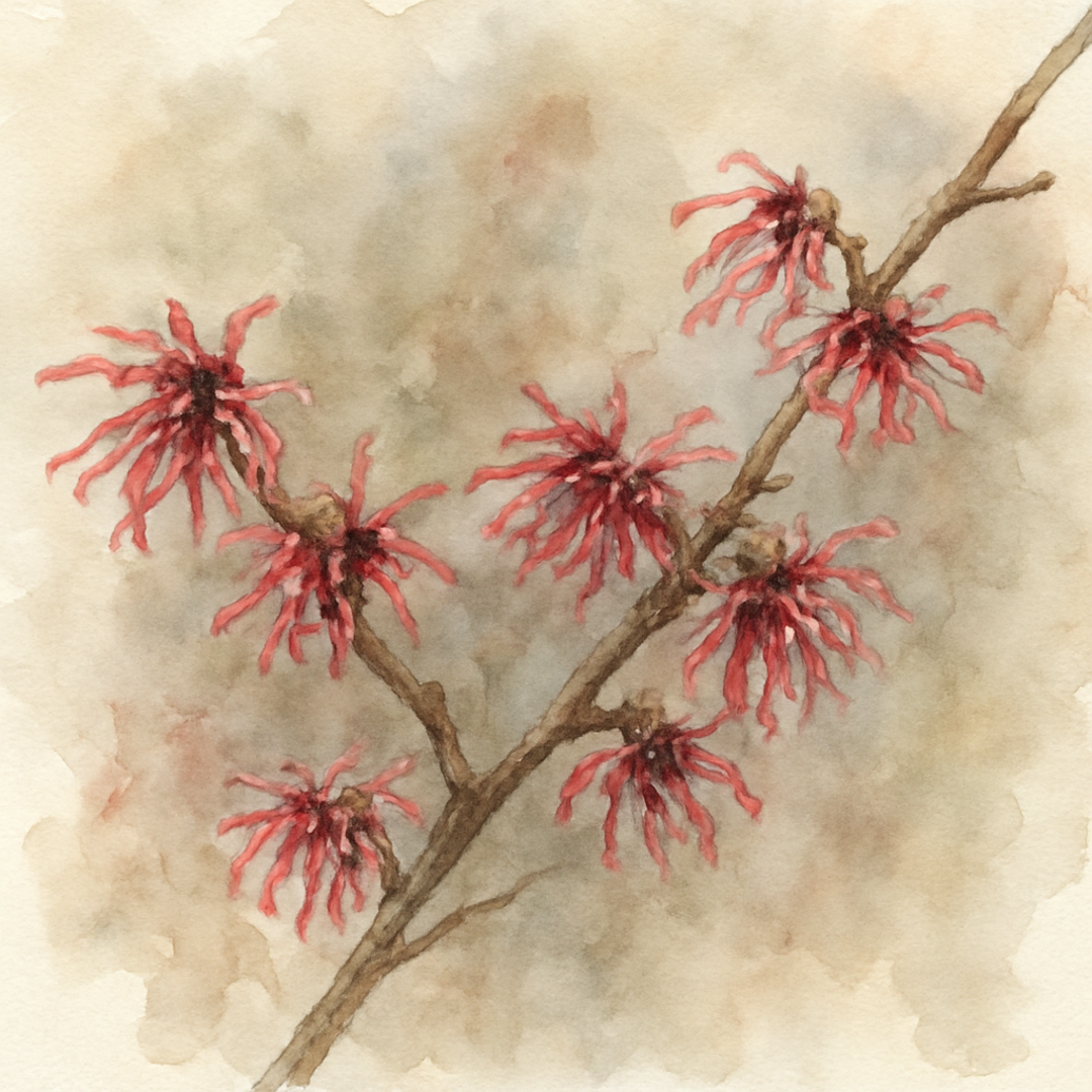 Hamamelis × intermedia 'Rubin' Shrub