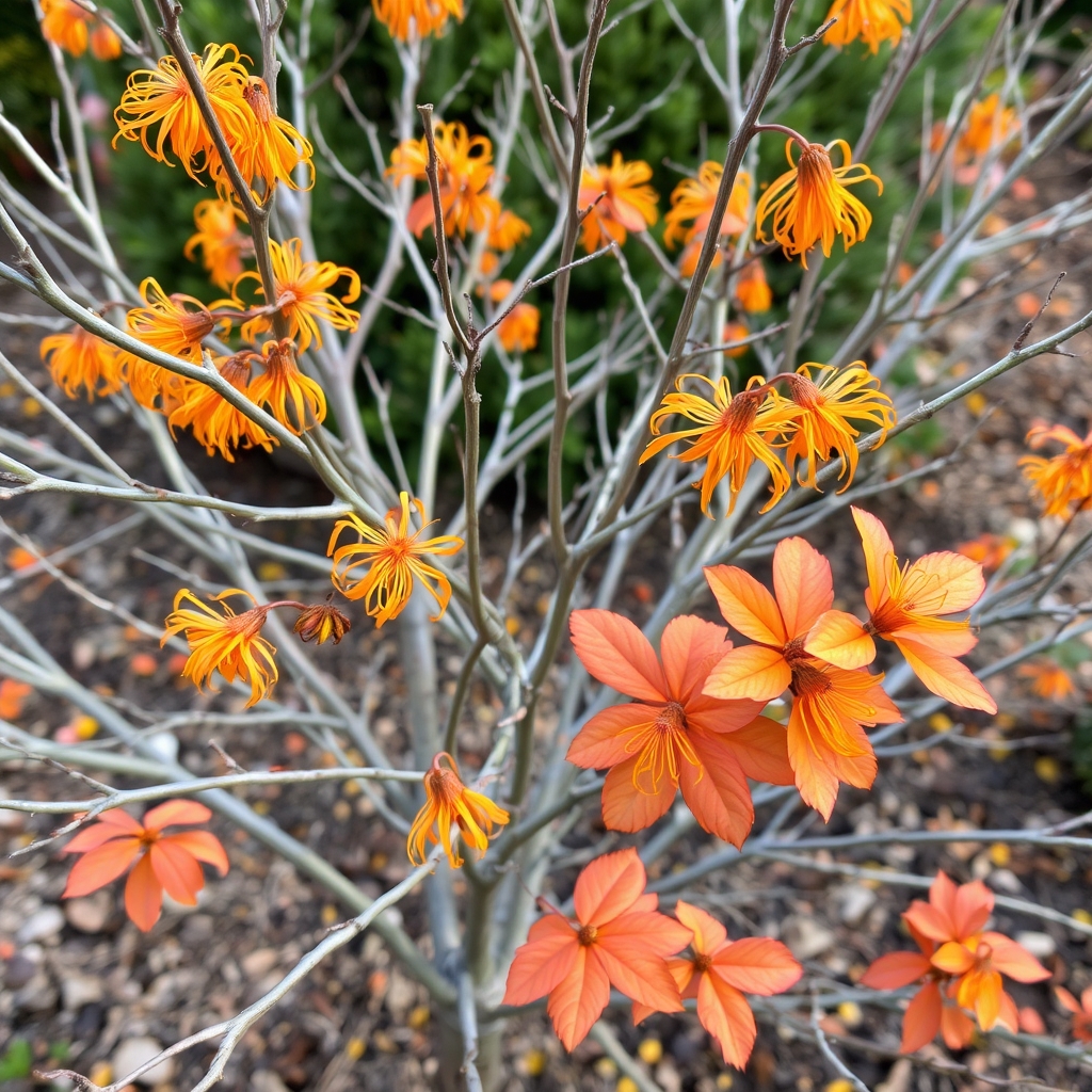 Hamamelis x intermedia 'Orange Beauty'