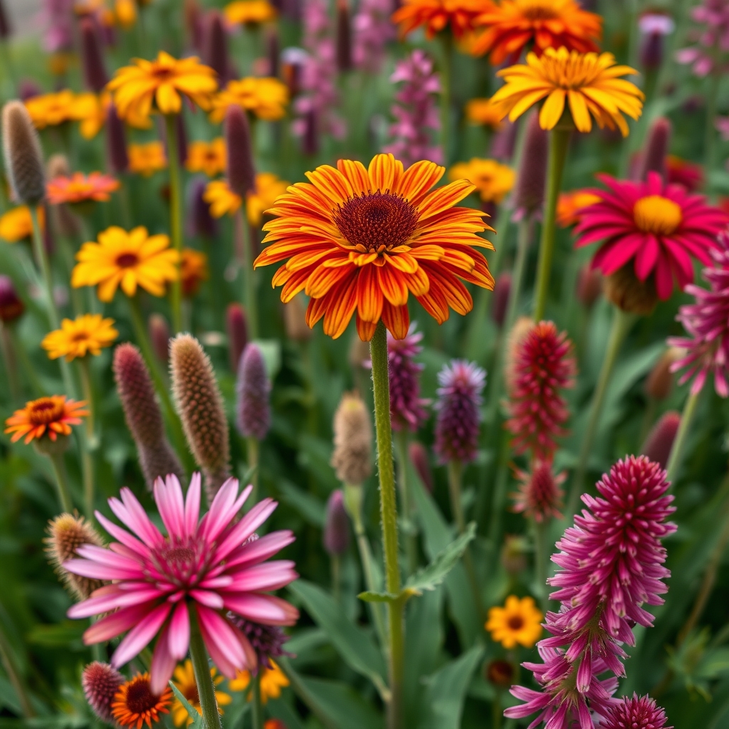 Monarda, Agastache & Helenium Mix