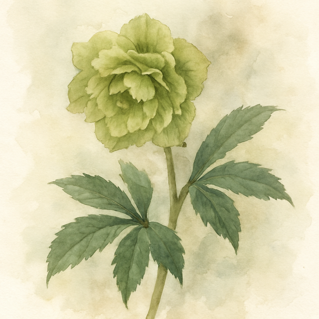 Helleborus 'Double Ellen Green'