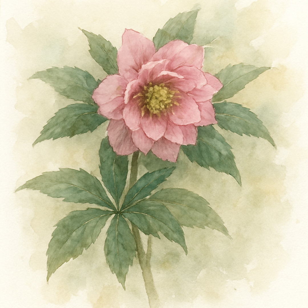 Helleborus orientalis double light pink