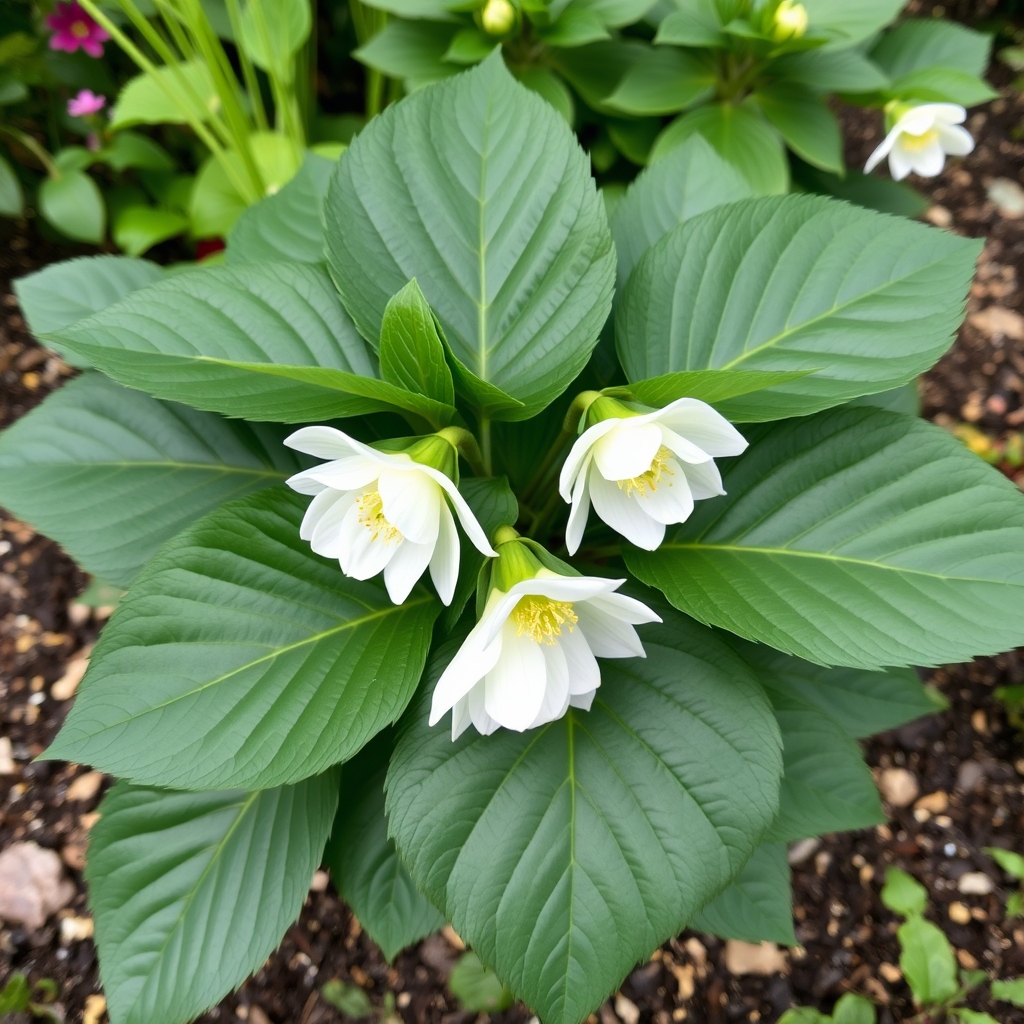 Helleborus orientalis white double