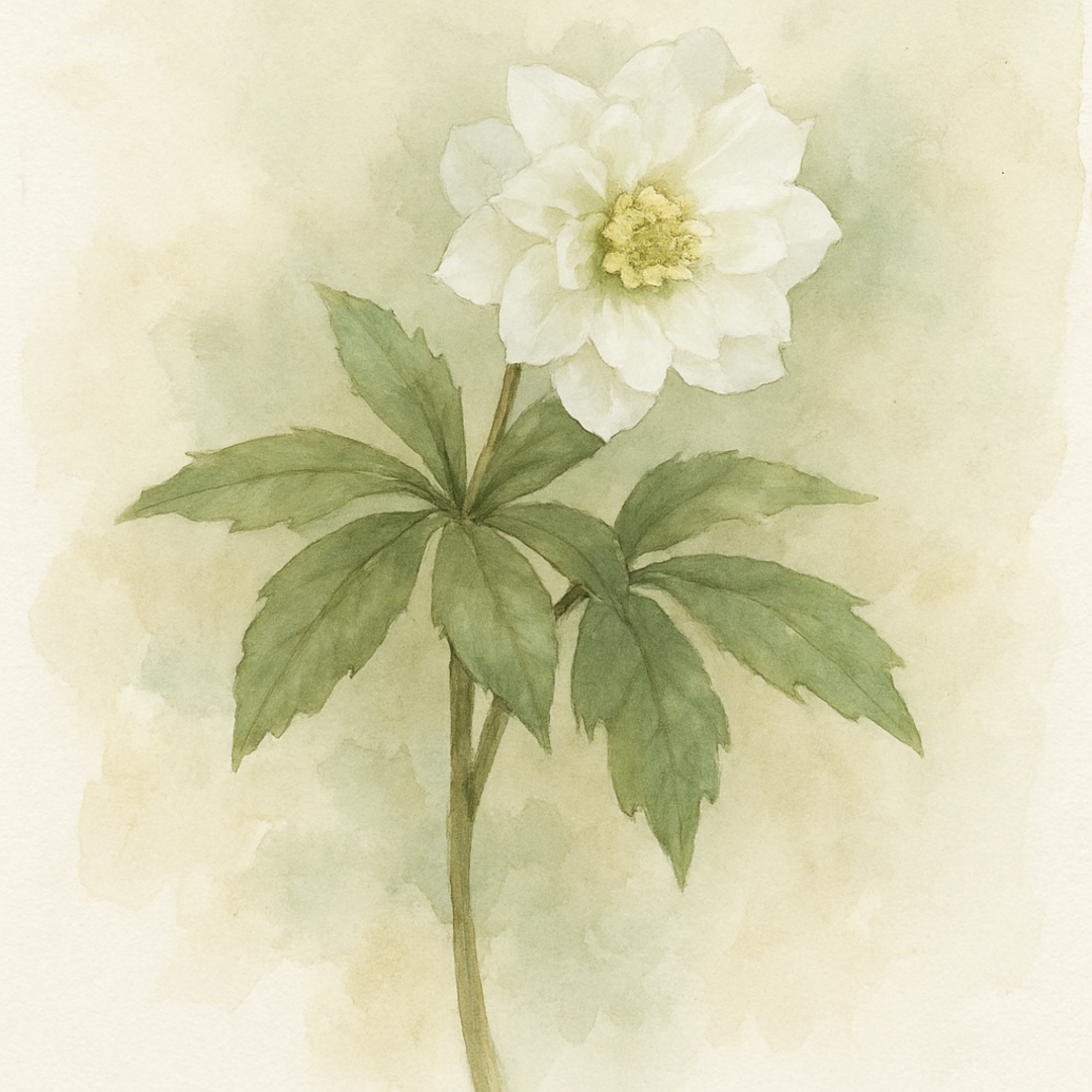 Helleborus orientalis white double