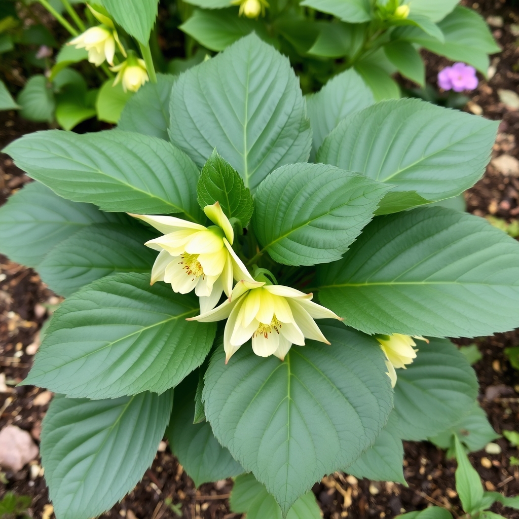 Helleborus orientalis yellow double