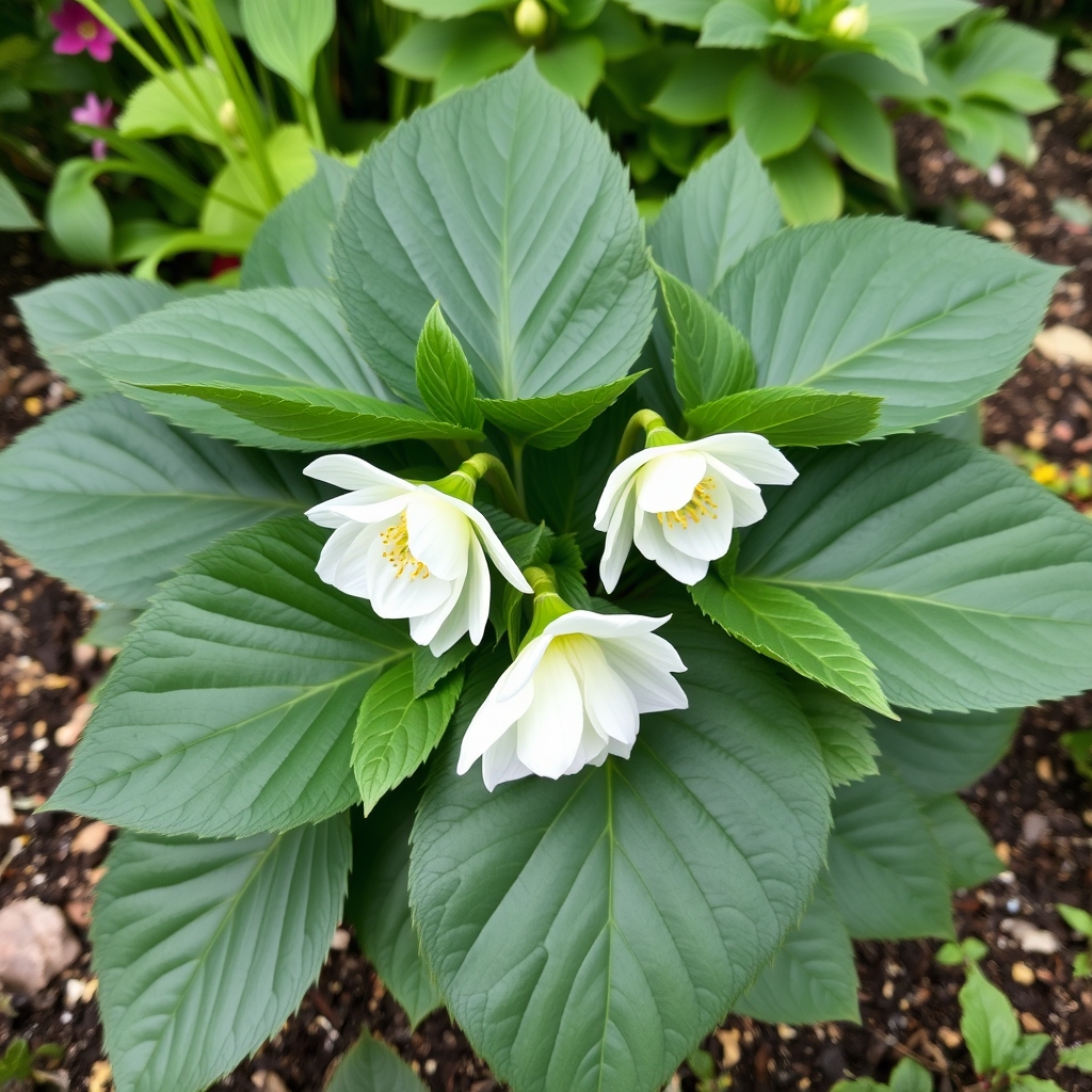 Helleborus x hybridus (Ashwood Evolution Group) Double White