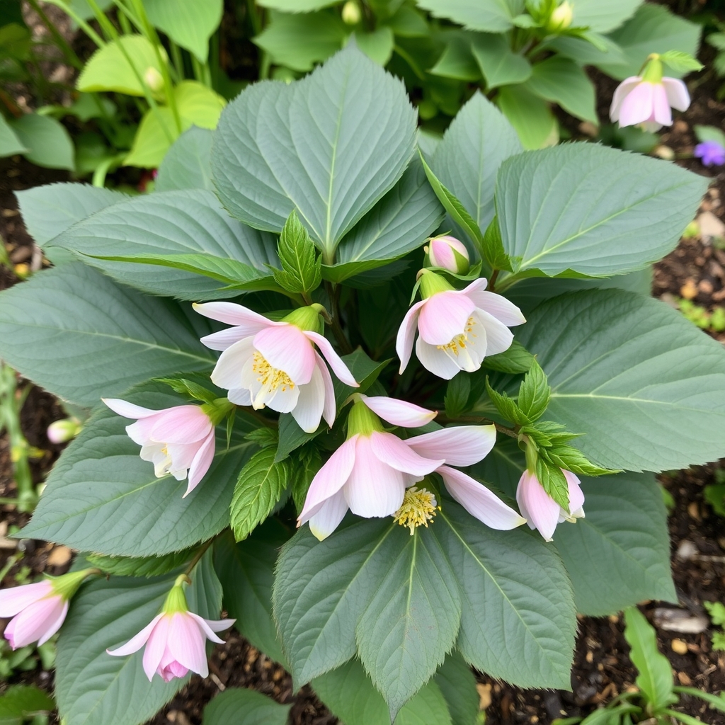 Helleborus x hybridus (Ashwood Profusion Hybrids) Apple Blossom