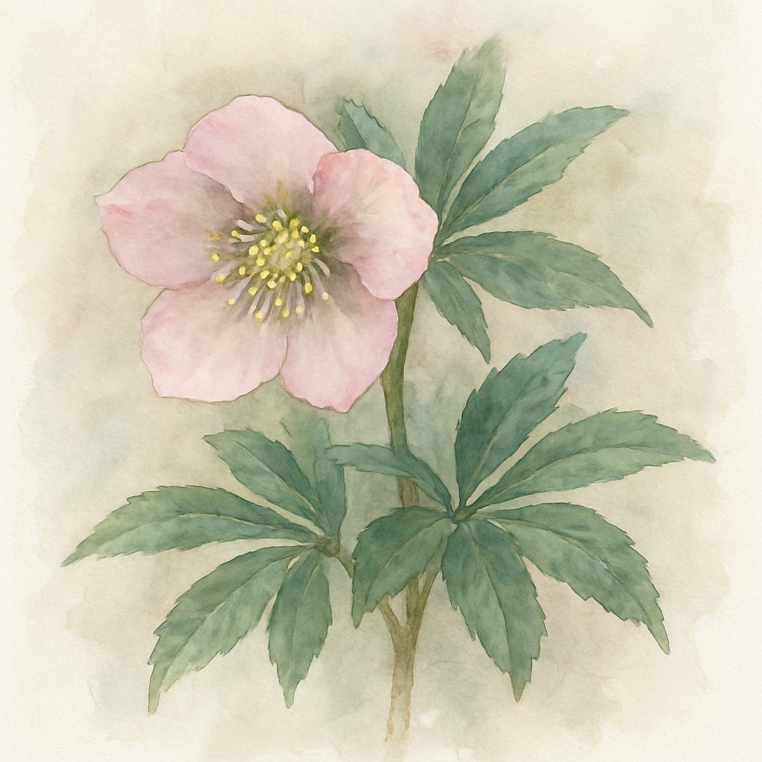 Helleborus x hybridus (Ashwood Profusion Hybrids) Apple Blossom