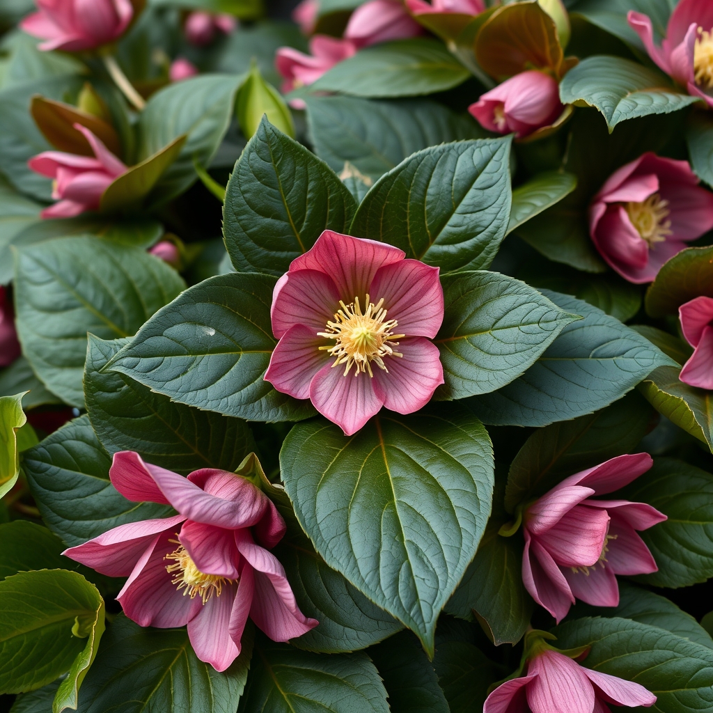 Helleborus x hybridus (Ashwood Profusion Hybrids) Pink