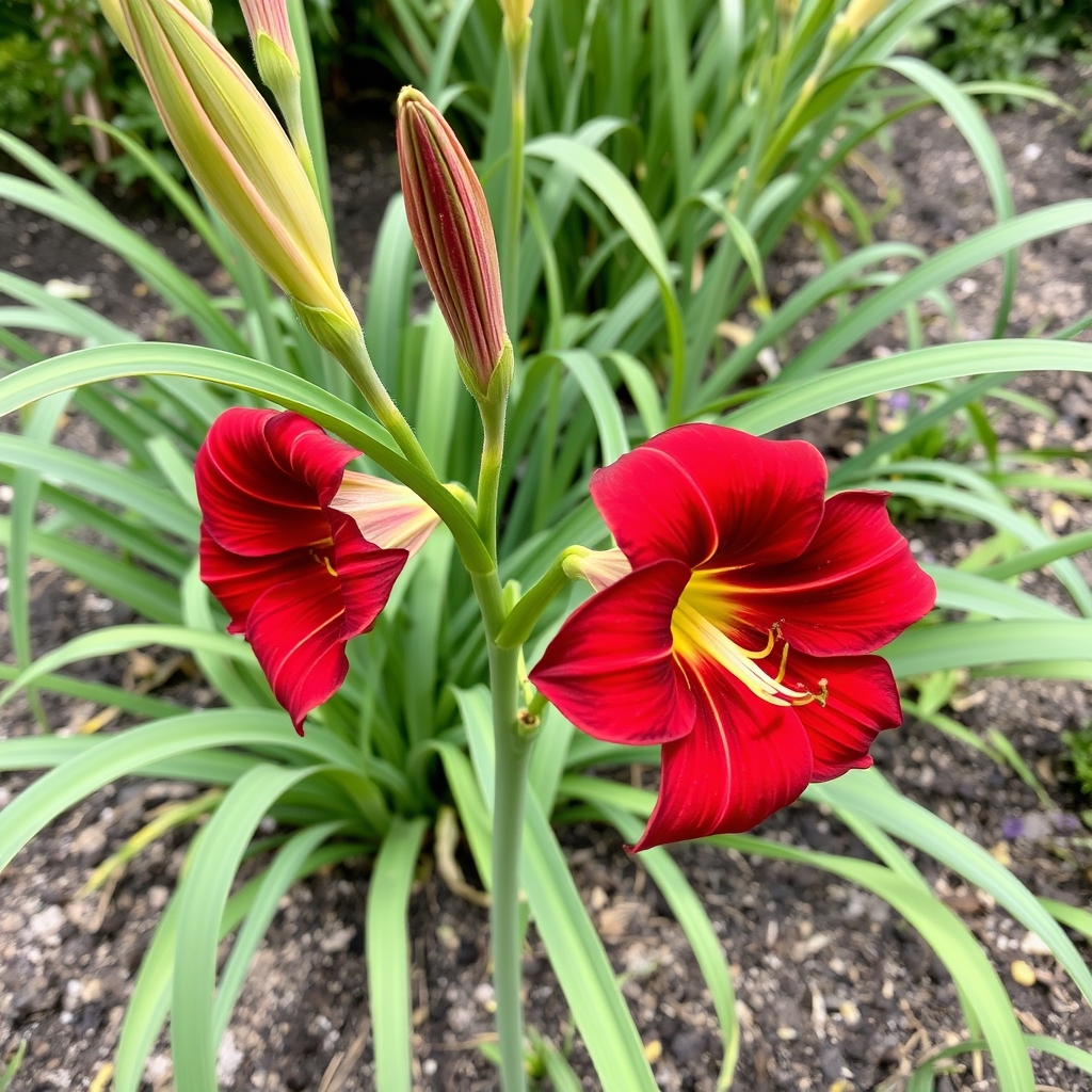 Hemerocallis 'Apple Court Ruby'