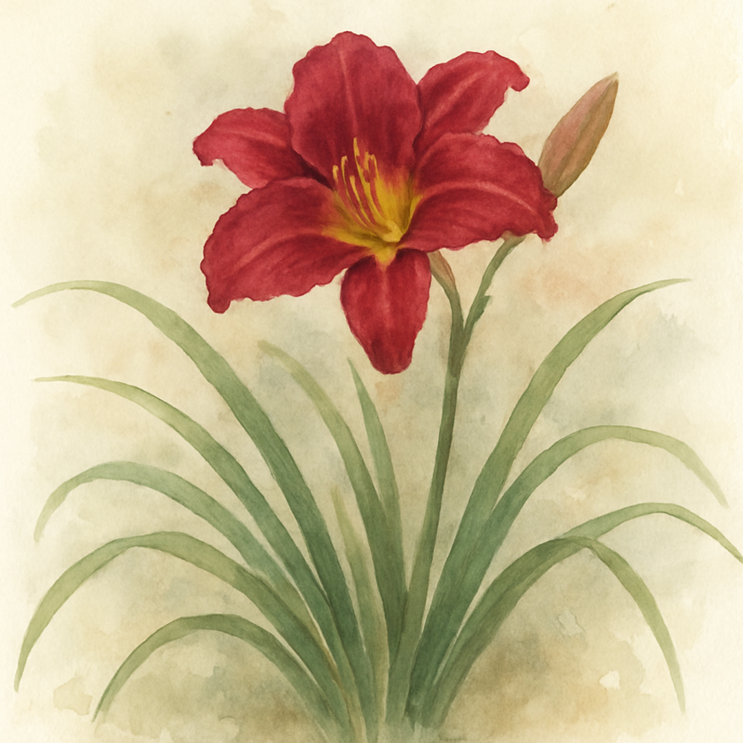 Hemerocallis 'Apple Court Ruby'