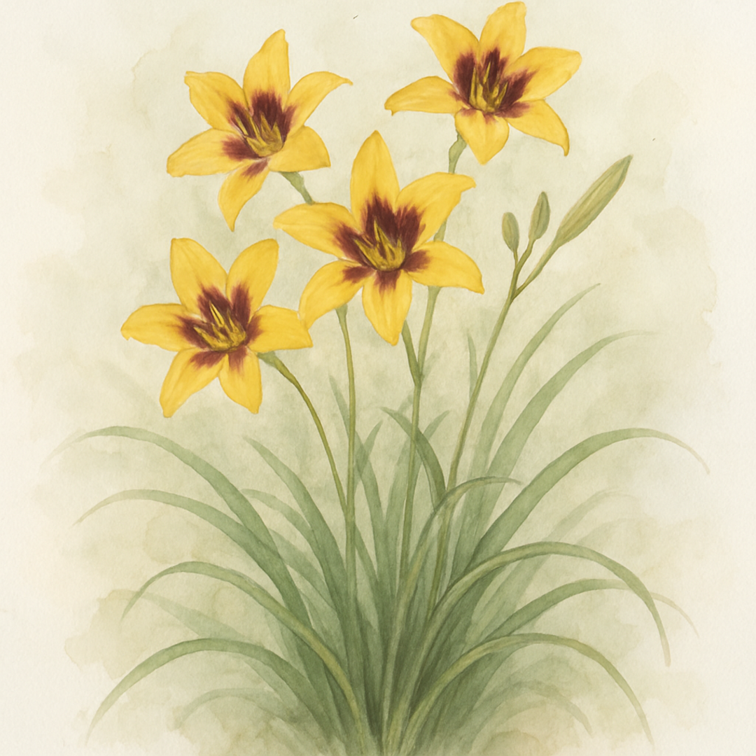 Hemerocallis 'Black Eyed Susan'