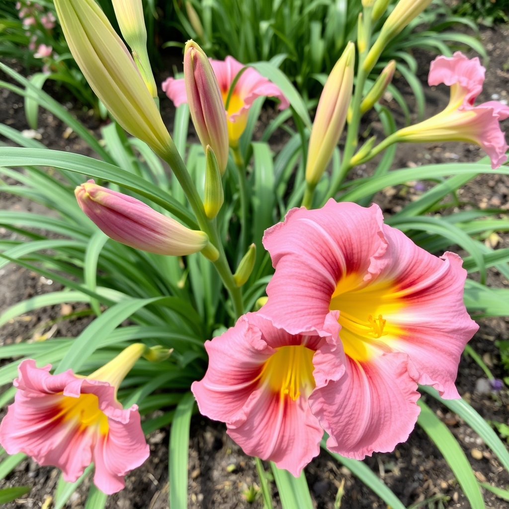Hemerocallis 'Bowl of Roses'