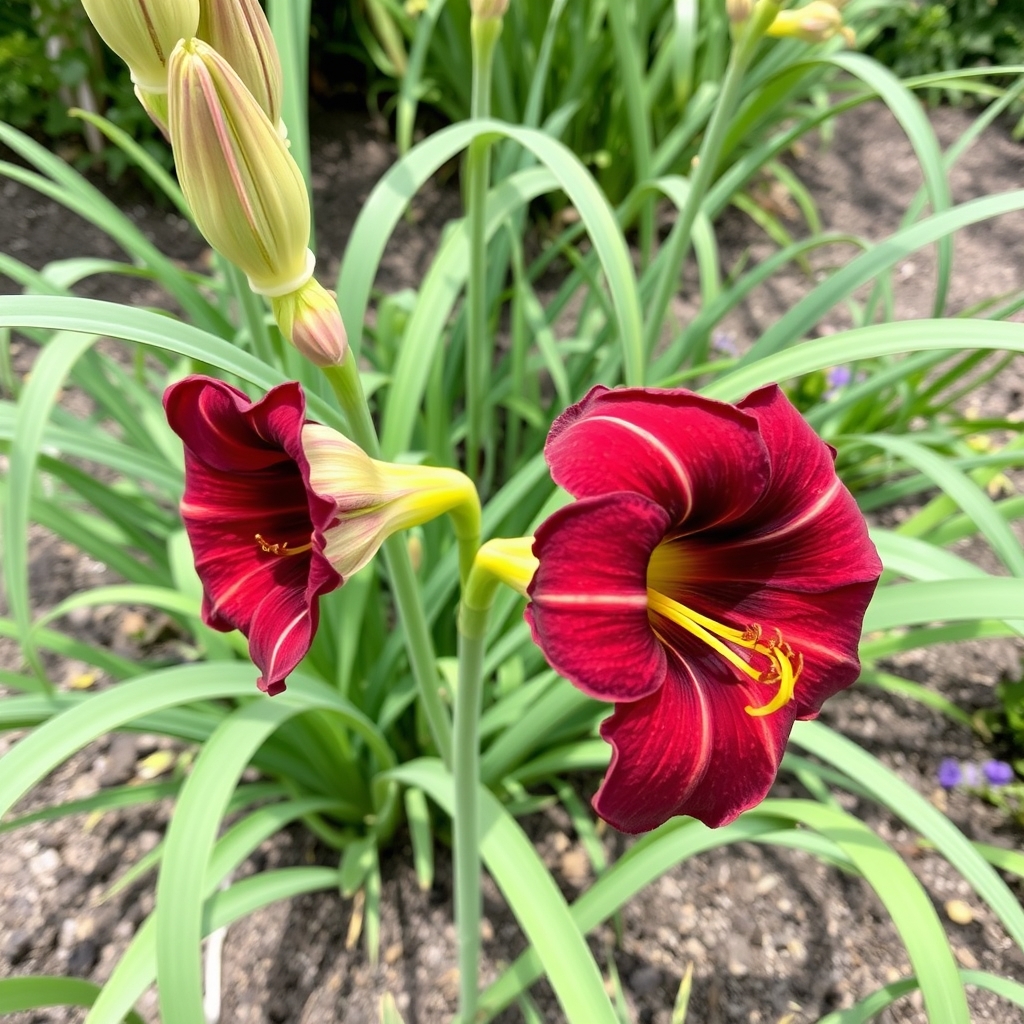 Hemerocallis 'Cherry Smoke'