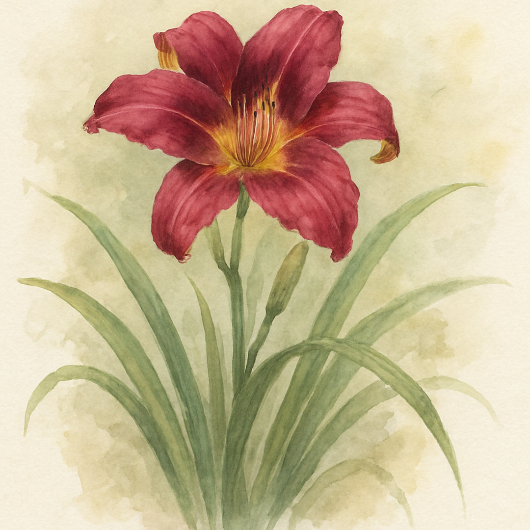 Hemerocallis 'Cherry Smoke'