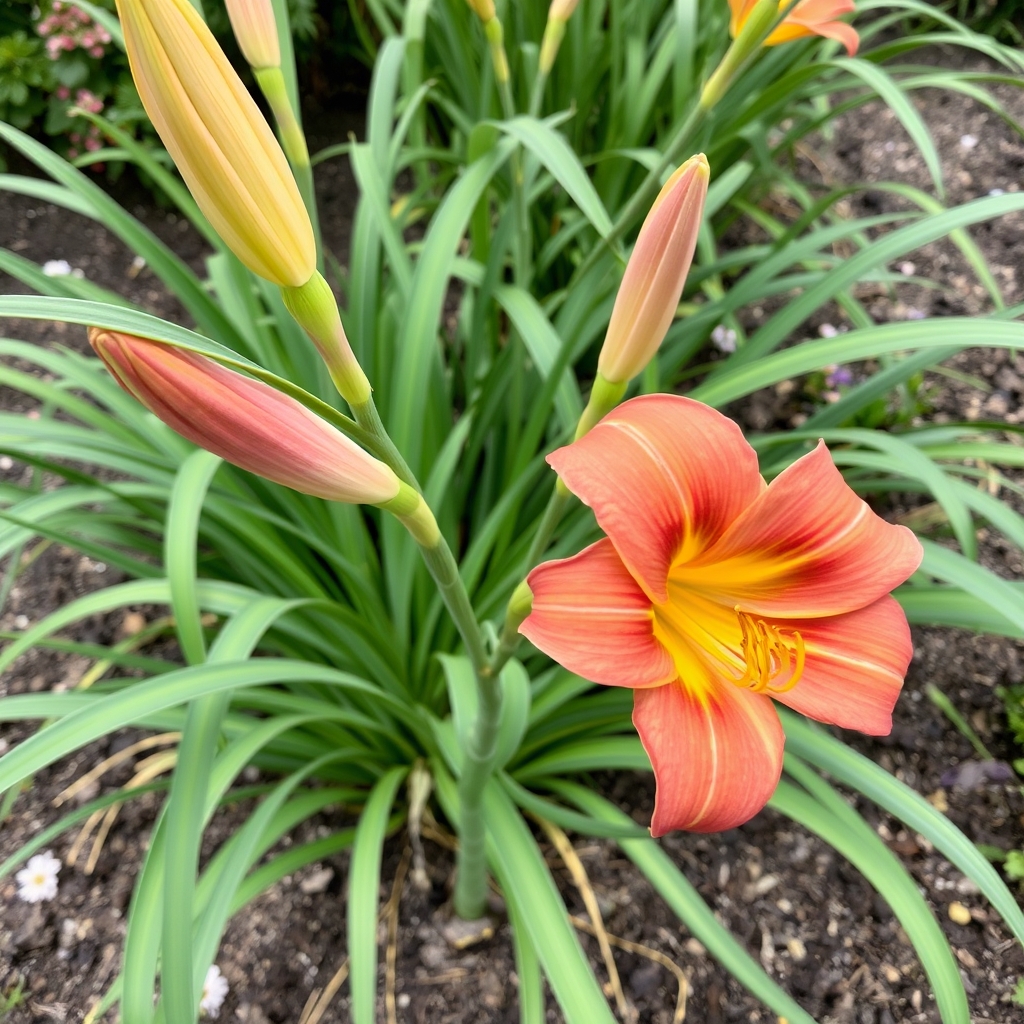 Hemerocallis 'Coral Crab'