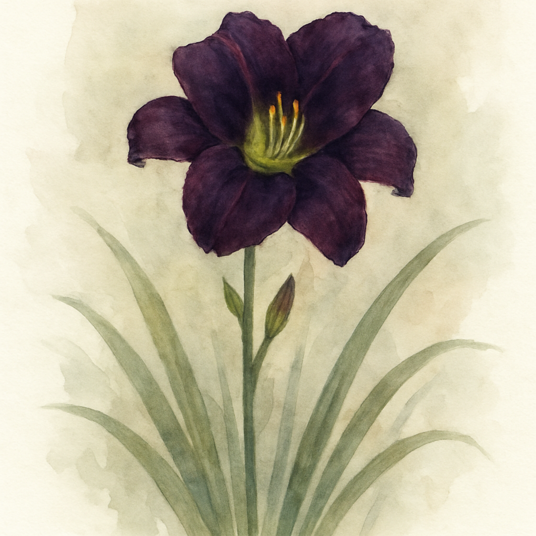 Hemerocallis 'Darkest Night'