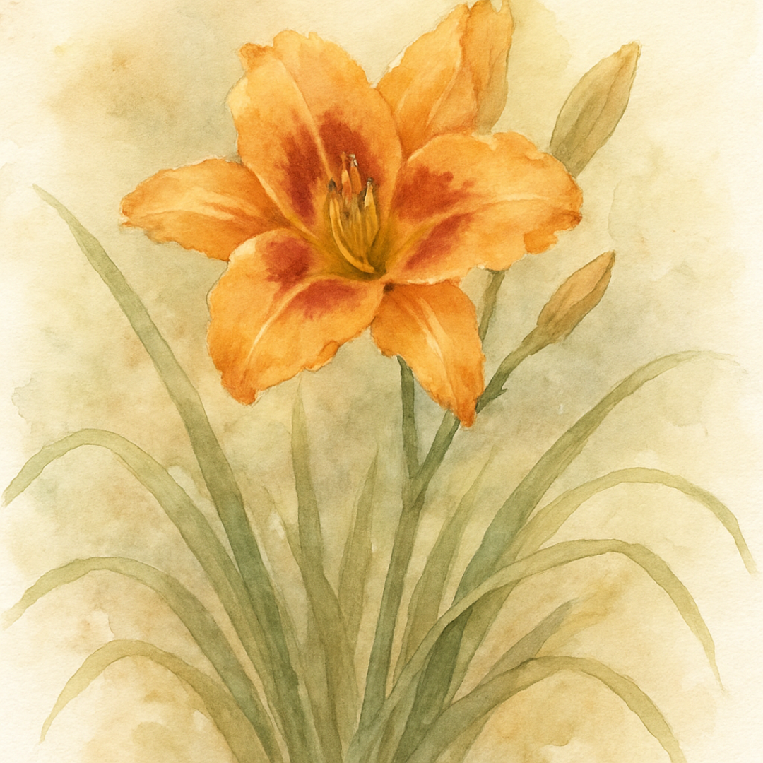 Hemerocallis 'Desert Bandit'