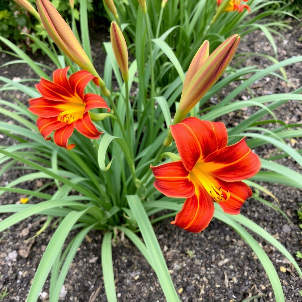 Hemerocallis 'Firestorm'