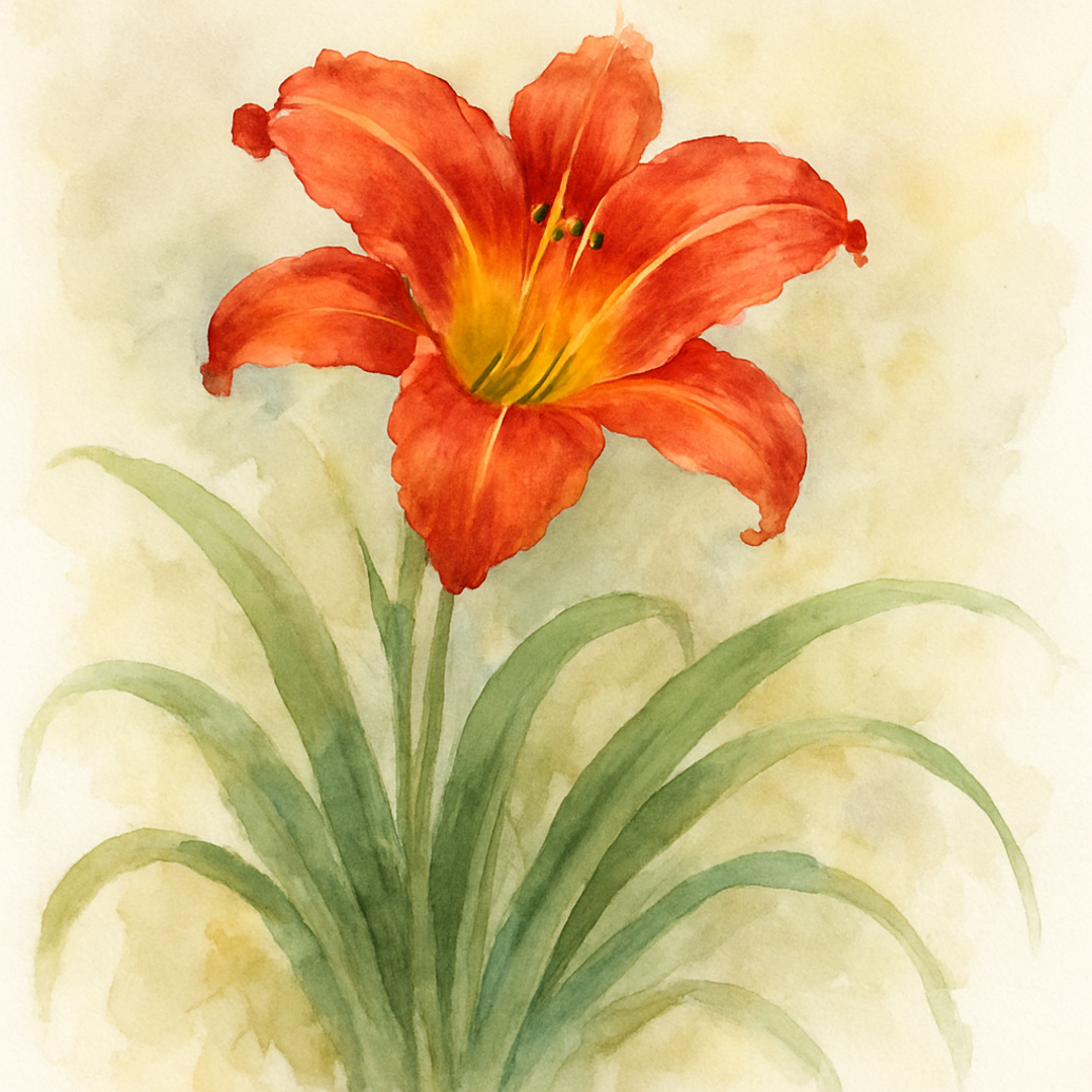 Hemerocallis 'Firestorm'