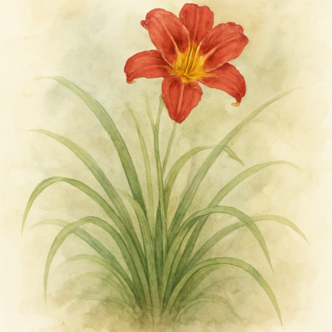 Hemerocallis Sammy Russell (Daylily)