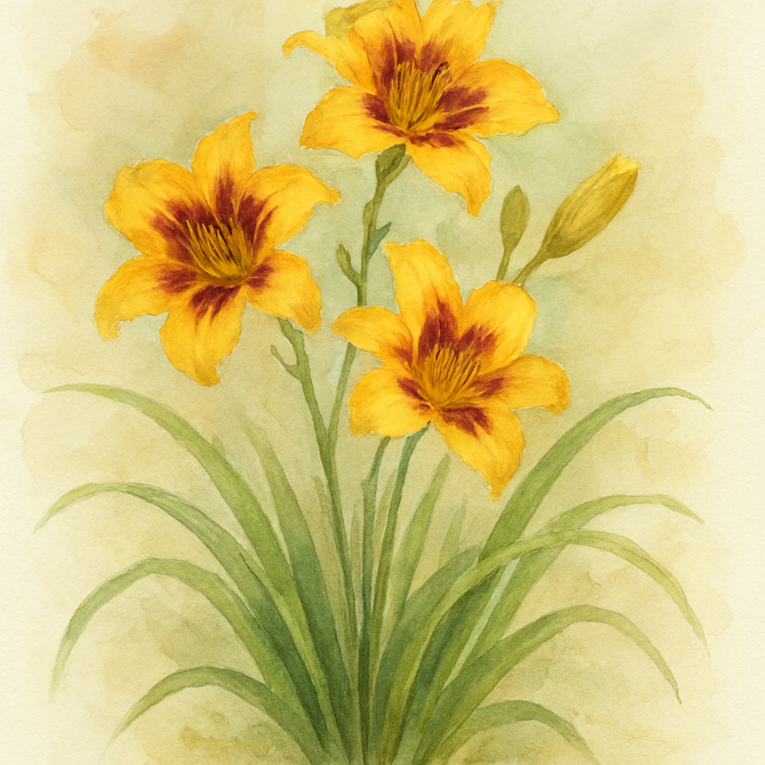 Hemerocallis 'Siloam June Bug'