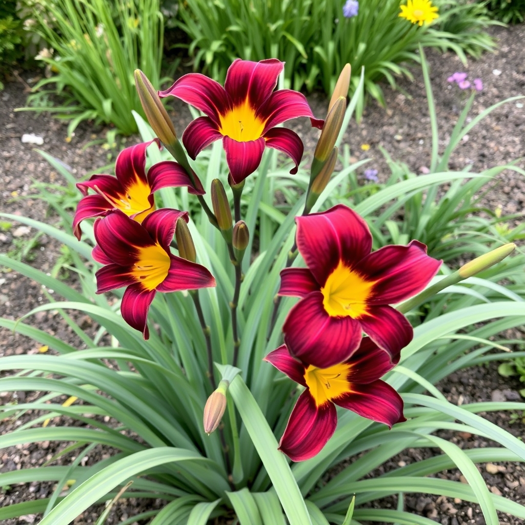 Hemerocallis 'Sir Blackstem'