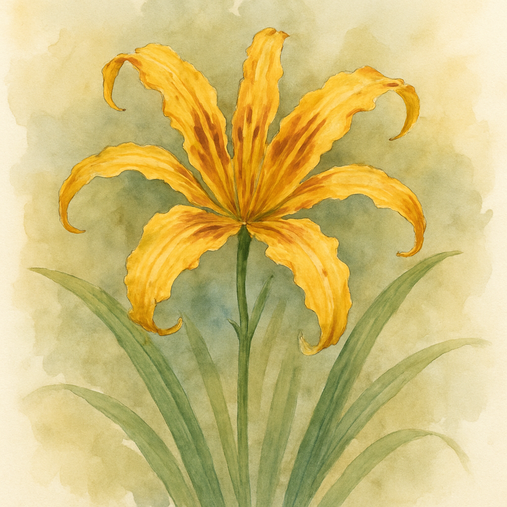 Hemerocallis 'Tigereye Spider'