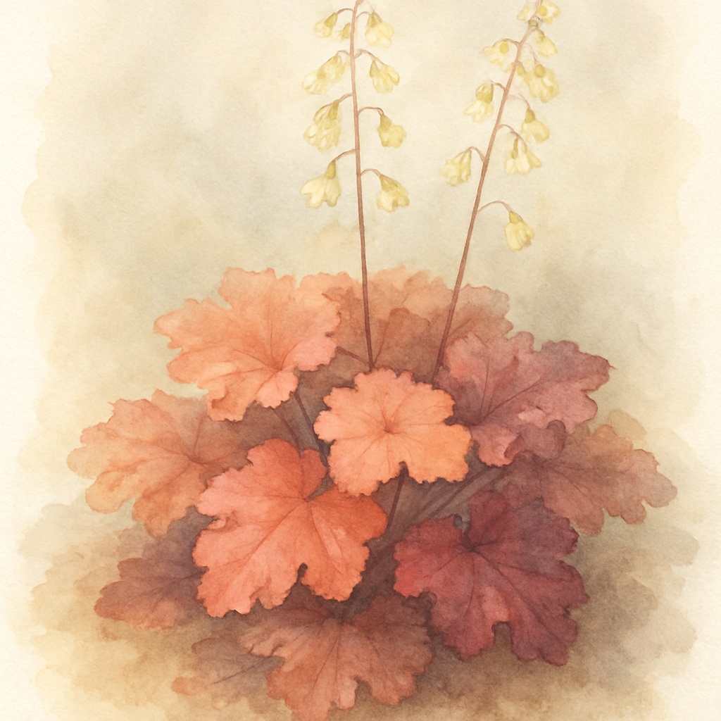 Heuchera Peach Flambe